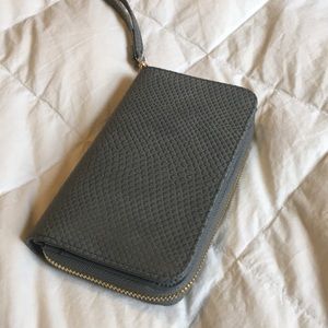 Grey Clutch Wallet